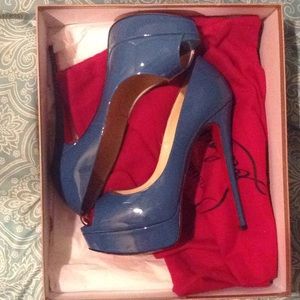 Lady Peep 150 Patent Calf Ocean