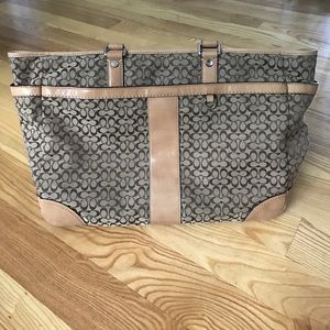Coach tote/diaper bag