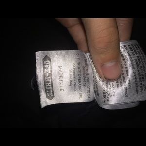 Off white blue collar summer 16 shirt