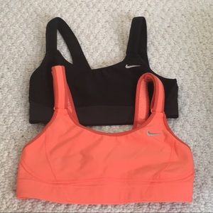 2 Nike XS Dri-Fit sport bras