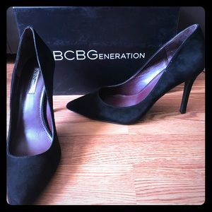 Brand New BCBG black heels (never worn)