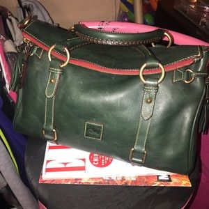 DOONEY & BOURKE EUC IVY FLORENTINE MEDIUM SATCHEL