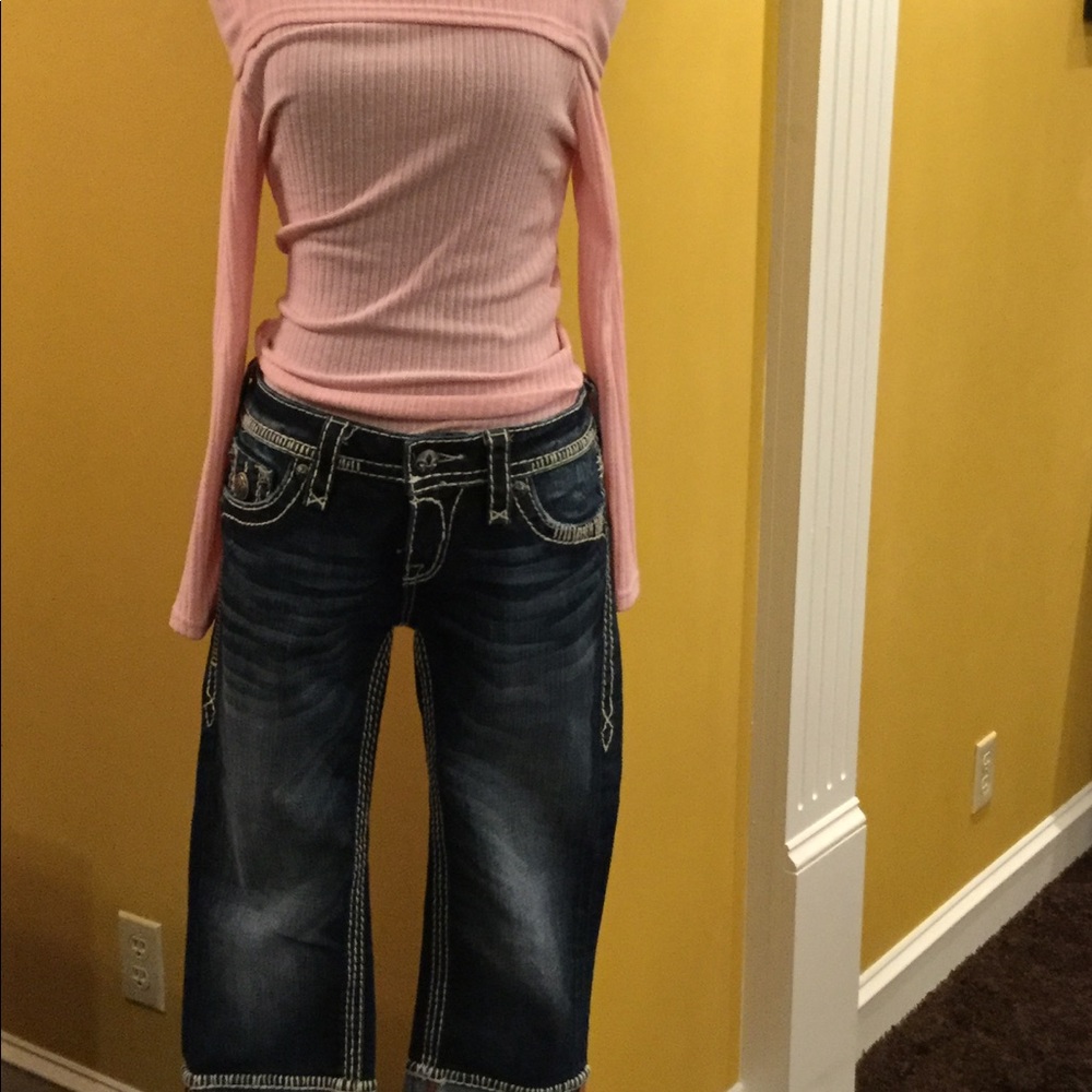 Pink off the shoulder long sleeve top. Size small.