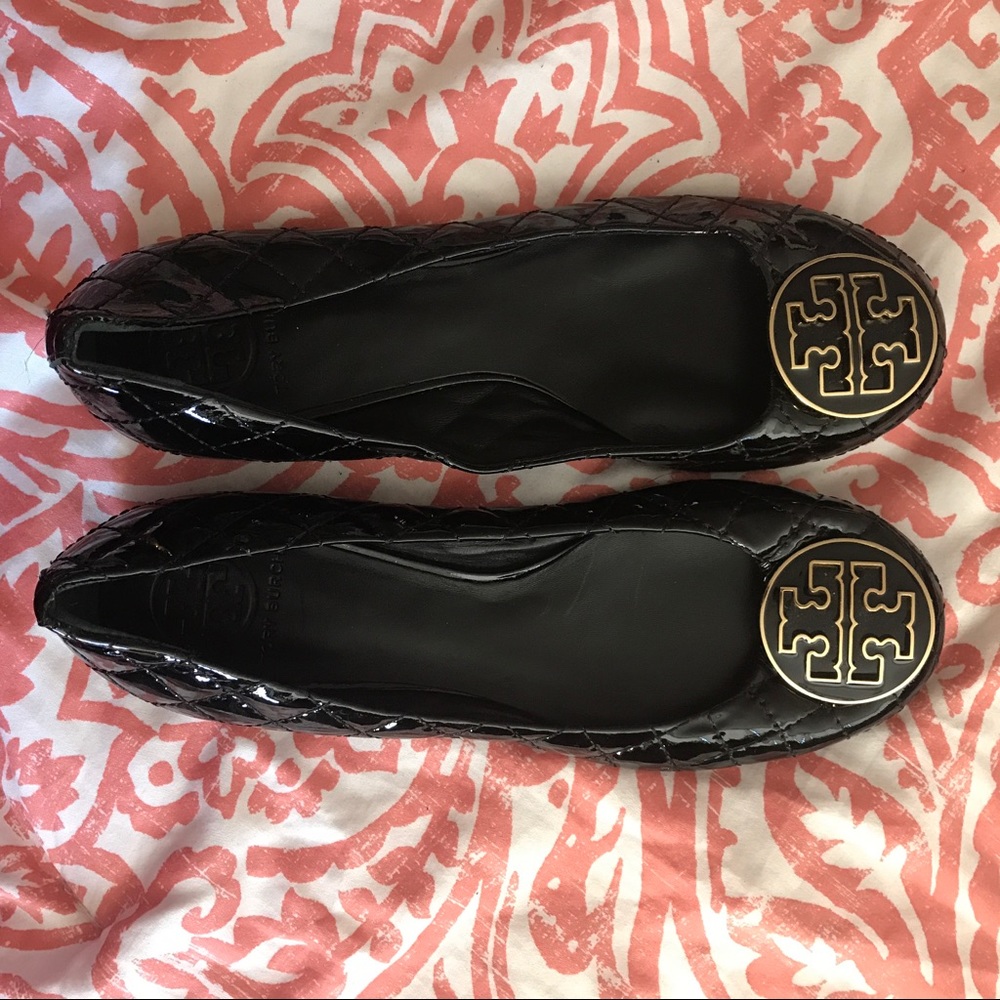 Tory Burch quilted flats