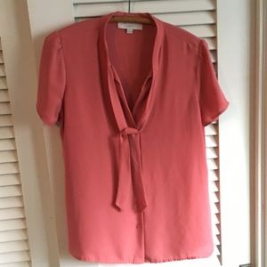 LOFT rose colored Blouse