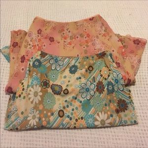 2 Floral Skirts