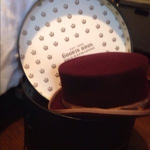 Goorins Bros Top Hat- worn twice. Like new in box.