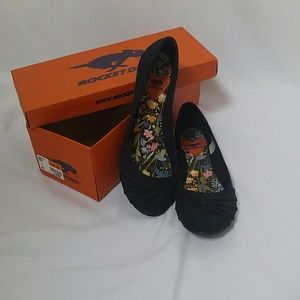 Black Rocket Dog Ballet Flats