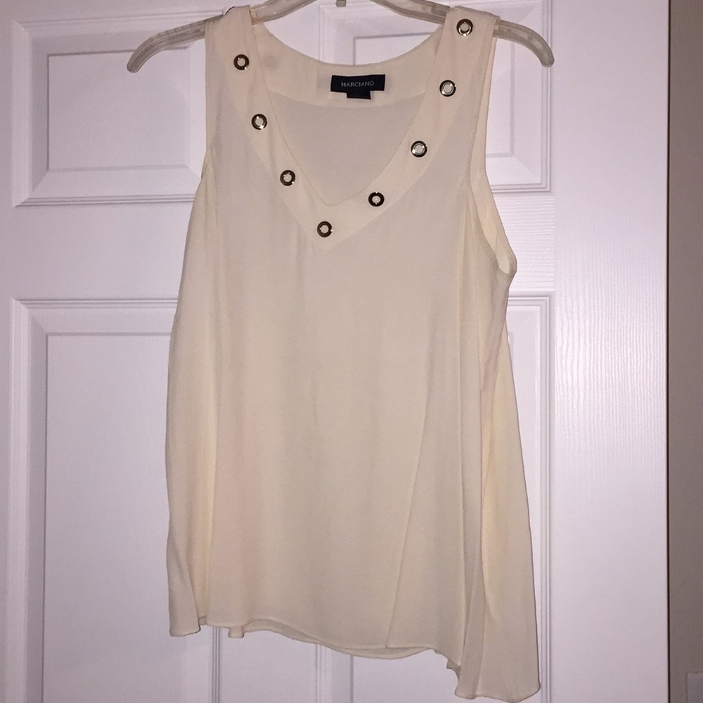 Cream Marciano Tank