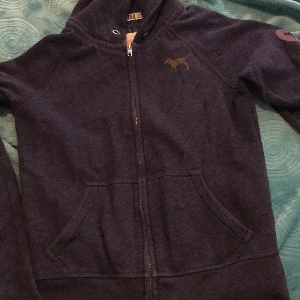 University of Michigan Pink zip up