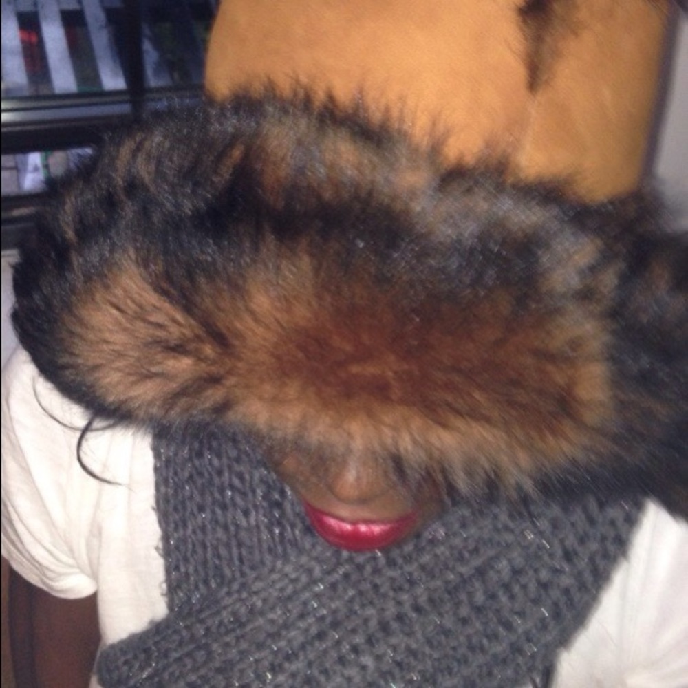 Sherling, mink- lined fur hat
