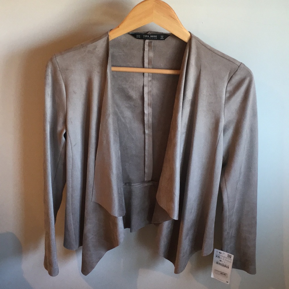 Zara Basics waterfall jacket