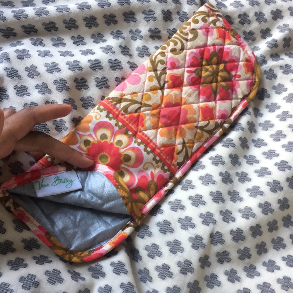 Vera Bradley curling iron/straightener sleeve