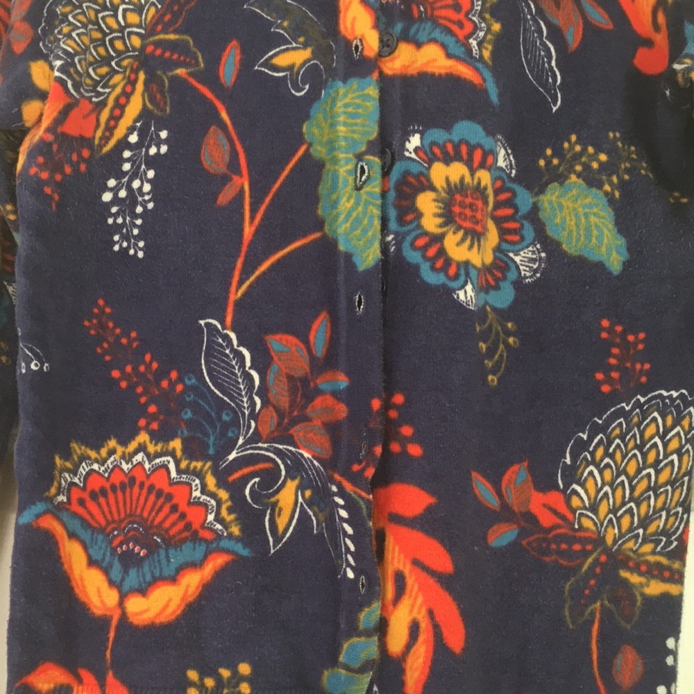 Fall Print Cardigan - Picture 2 of 2