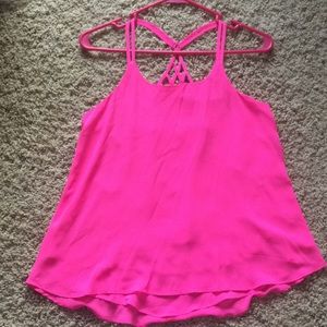 Hot pink tank