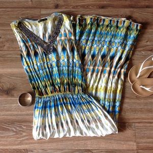 Maxi Dress with Detailed Embroidery