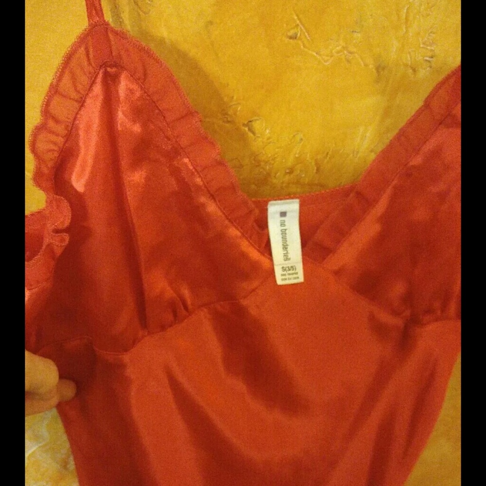 Red camisole