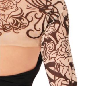 Custom Inked Long Sleeve T Neck Shrug - Mystique main image 0