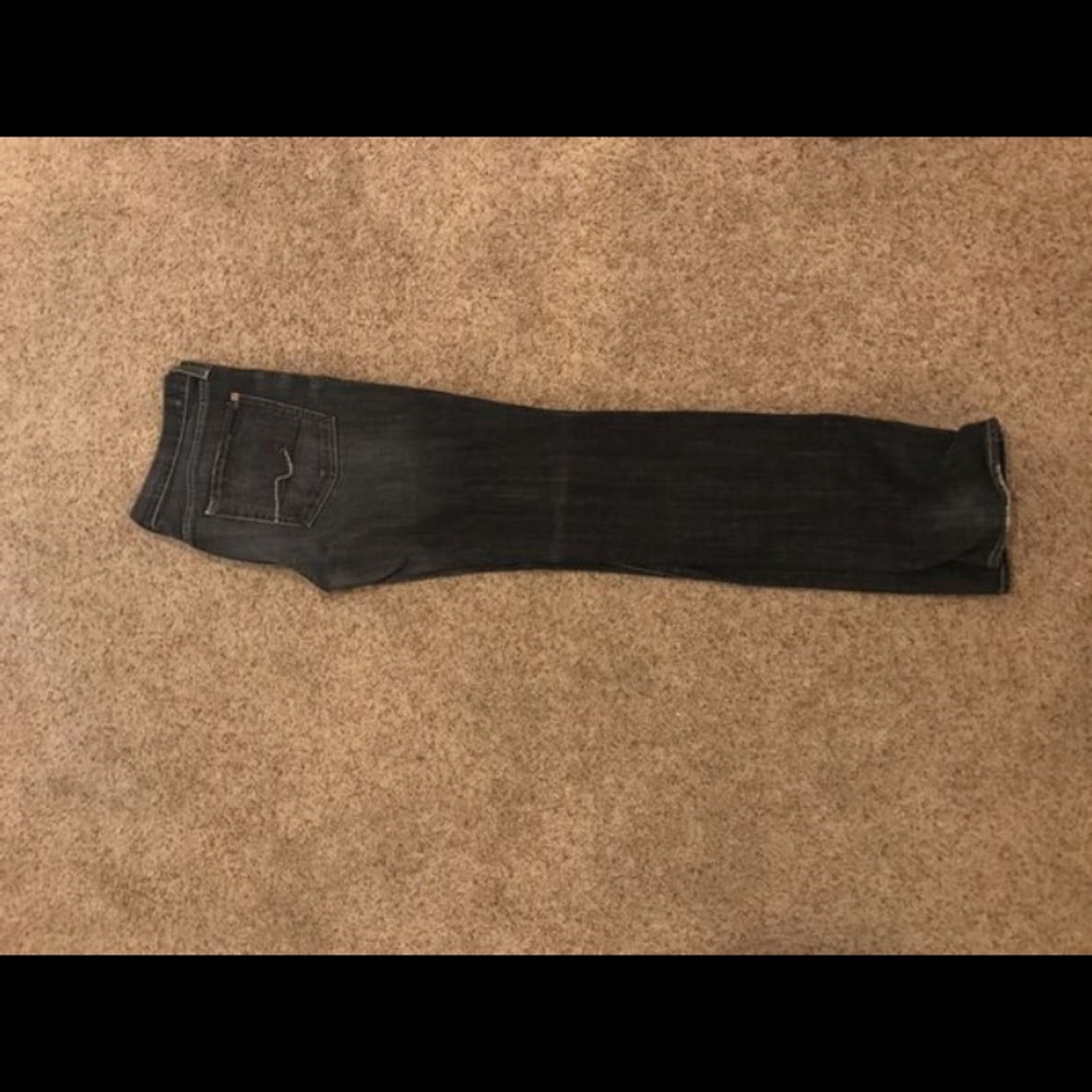7 for all mankind gray washed jeans