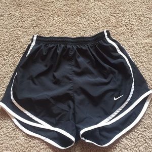 Black Nike Women's running shorts