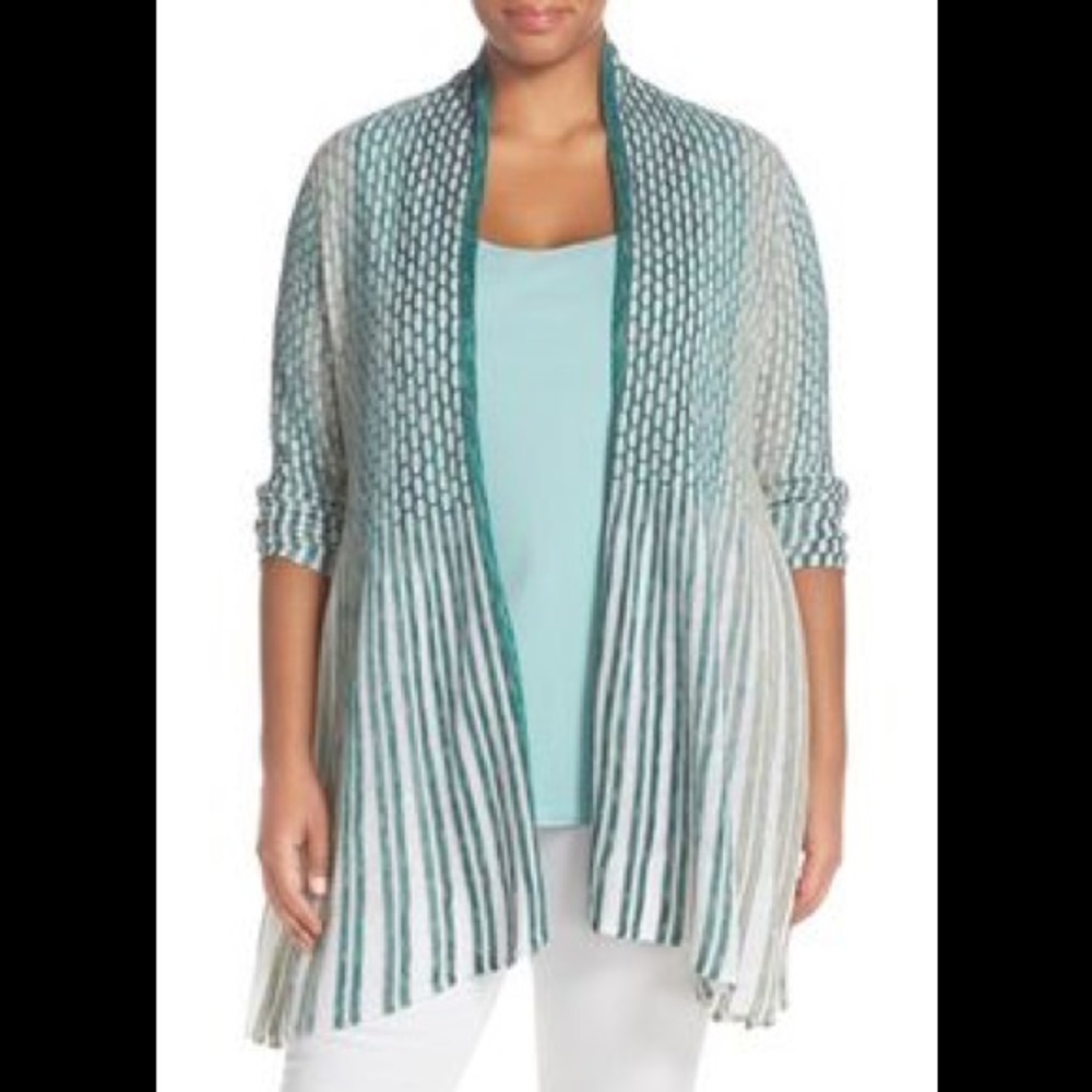 Nic+Zoe plus long cardigan 1x