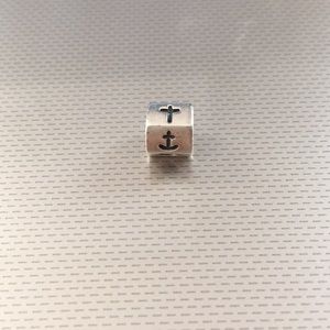 Anchor heart cross pandora charm *authentic*
