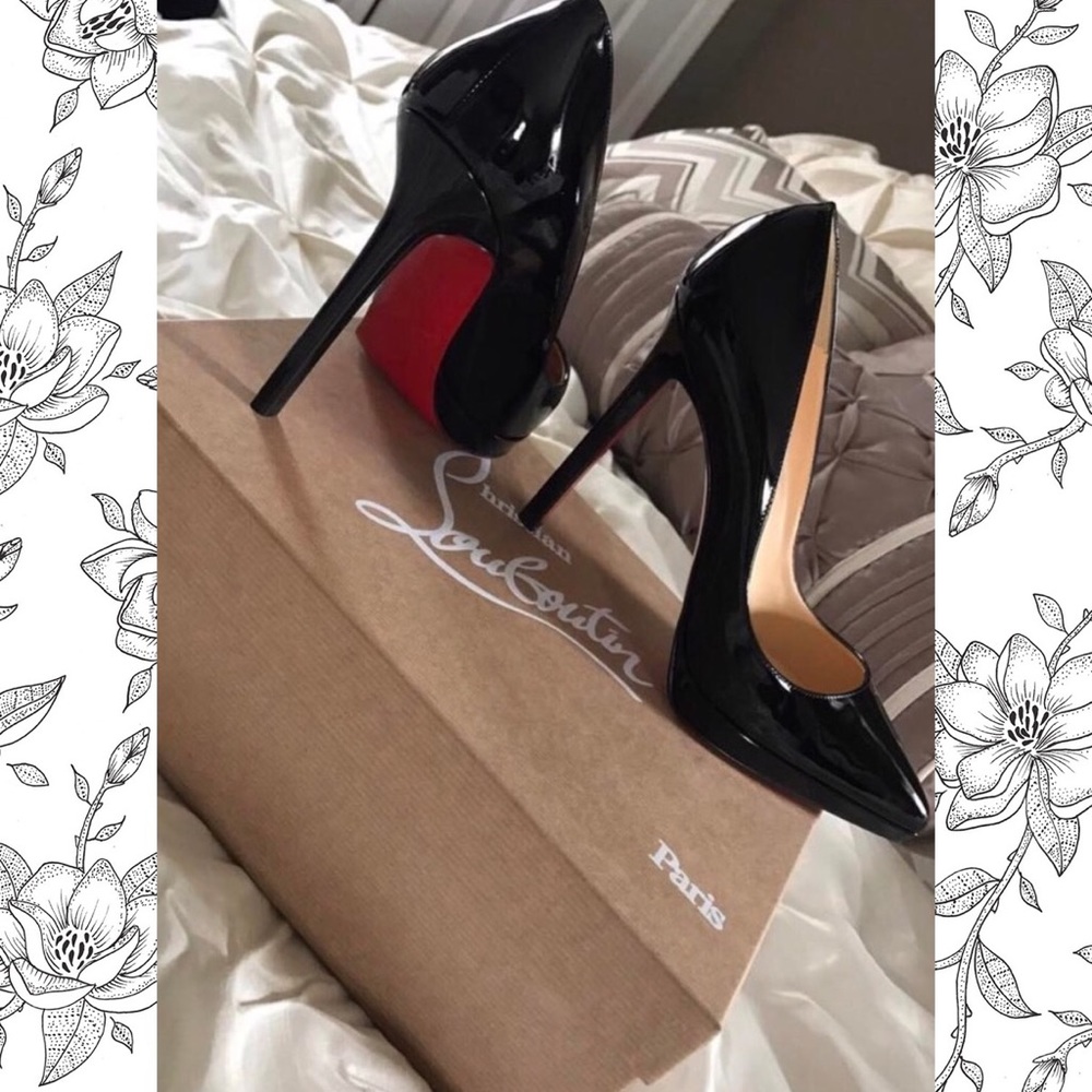 Authentic Louboutin Pigalle Plato Heels,