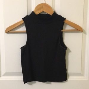 H&M Mock Neck Crop Top