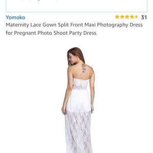 Maternity lace gown