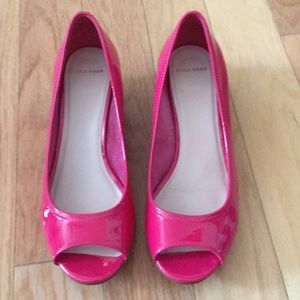 Cole Haan 1-1/2 inch pink wedge