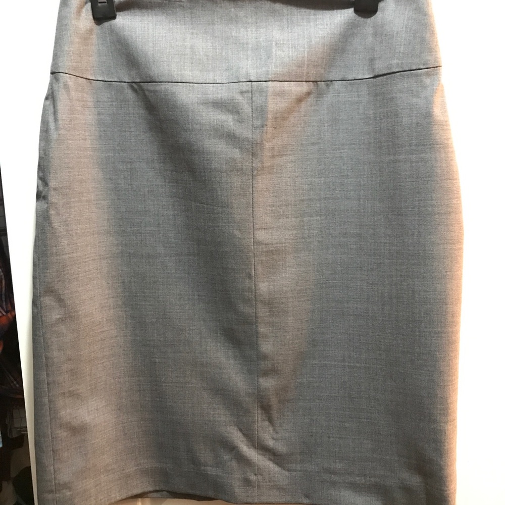 Light gray skirt from Banana Republic