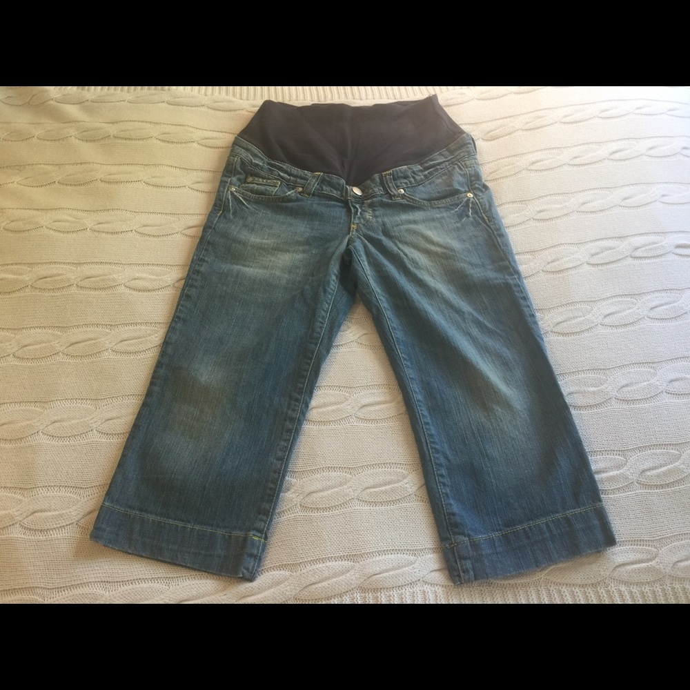 H&M MAMA maternity jean capris size S