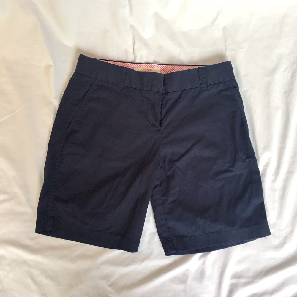 J. Crew Navy Blue Chino Shorts