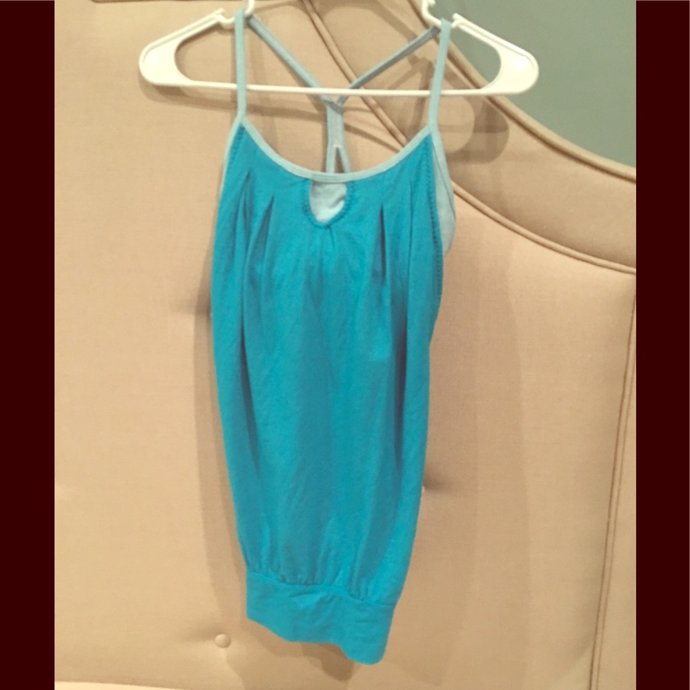 Lululemon "No Limits" built in bra tank--Size 2!