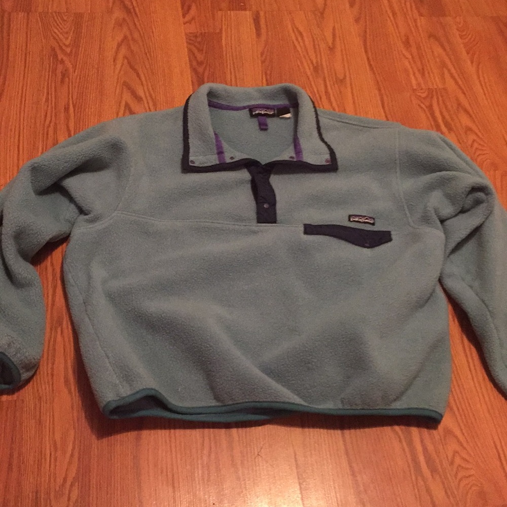 Patagonia Synchilla Teal Synchilla vintage rare