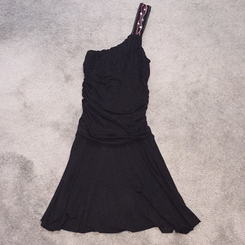 Free People Black Asymmetrical Dress - Size S