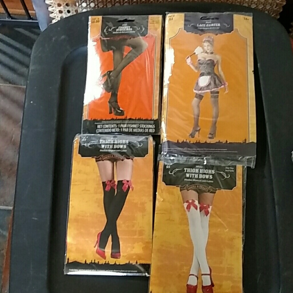 A lot of Halloween Stockings