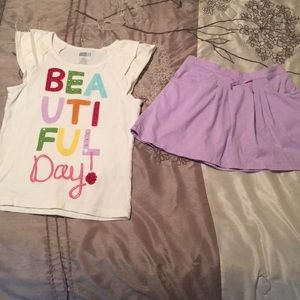 Adorable 2 piece set. Crazy 8 size small 5/6