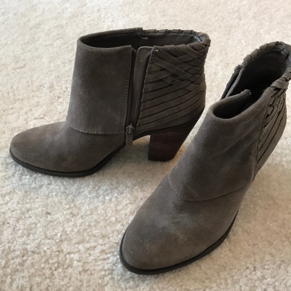 Jessica Simpson Suede Booties, 8.5