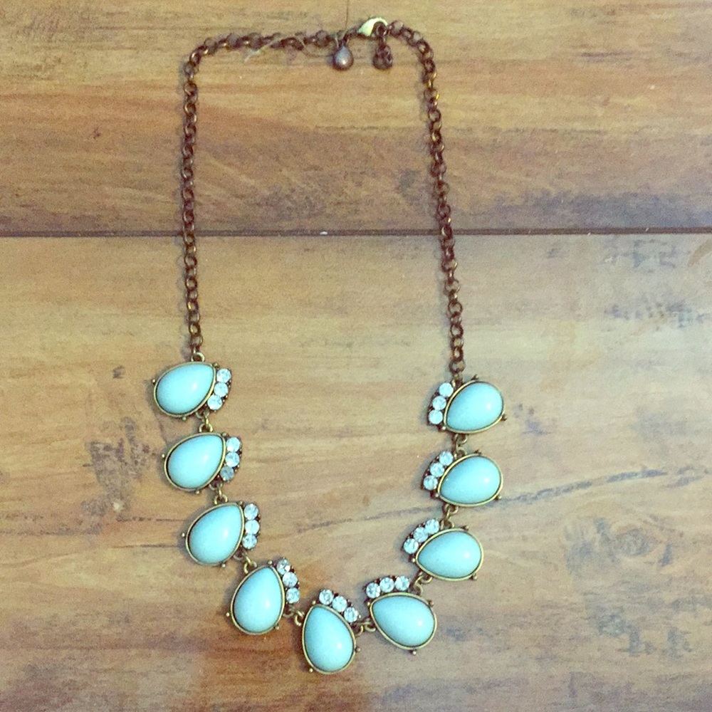 Light blue j crew nacklace