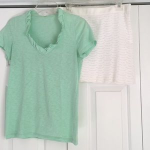 J.Crew Skirt & Top Set