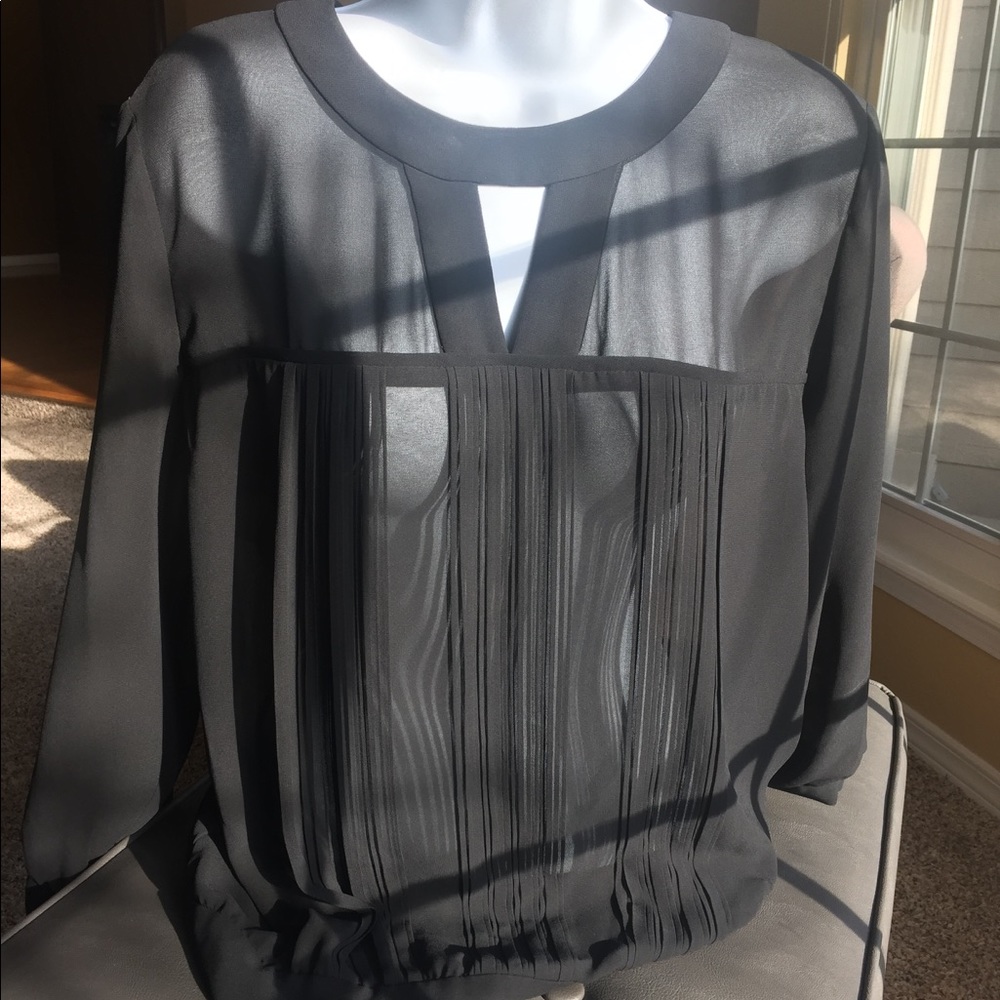 French Connection Black Blouse