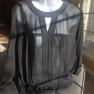 French Connection Black Blouse