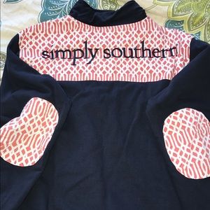 Simply Southern half-zip pullover