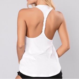 Bundle(2) F21 Active Braided T-Back Tank Tops