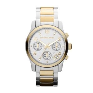 Michael Kors Silver & Gold Watch