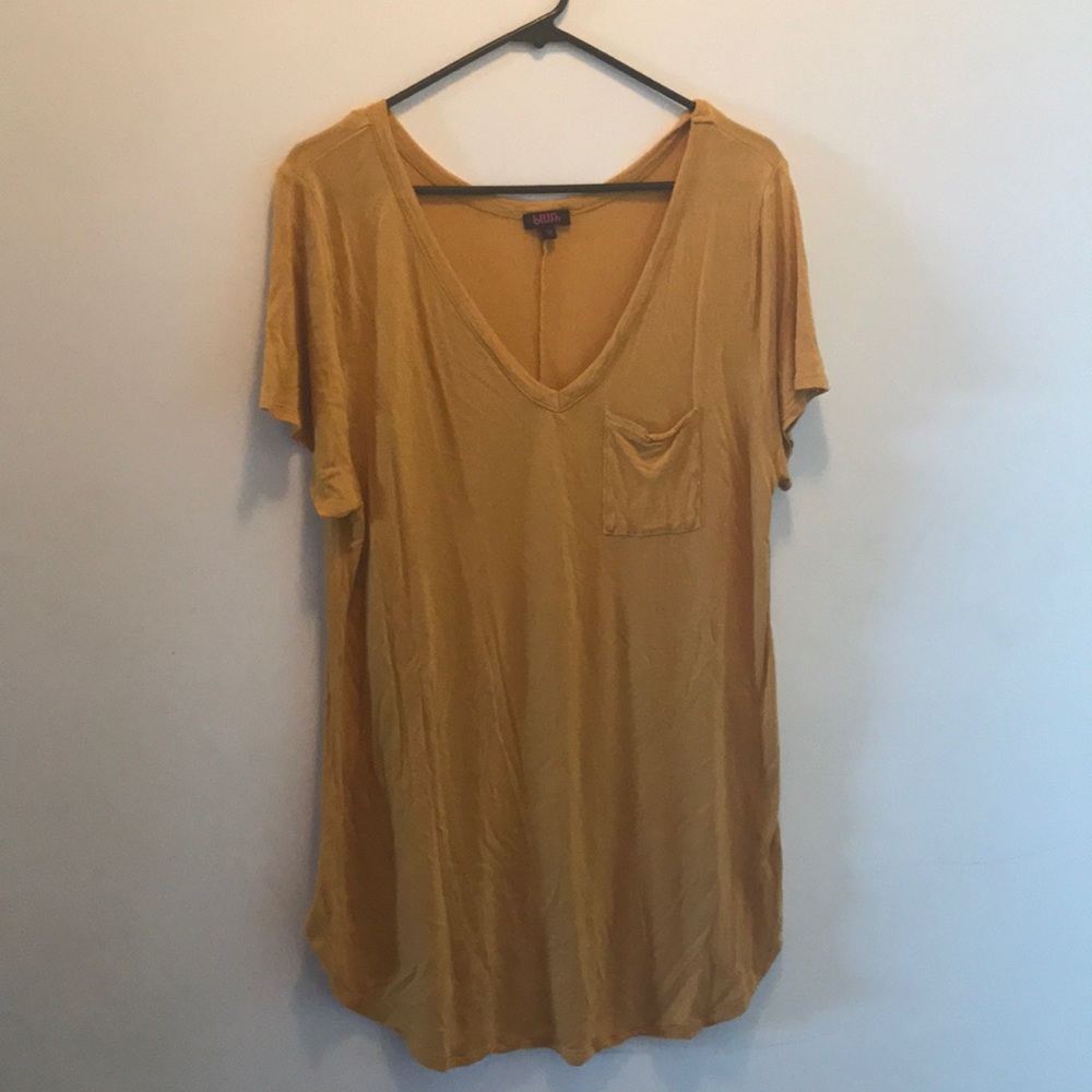 Mustard Tunic 3X