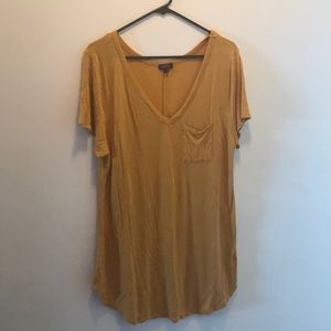 Mustard Tunic 3X