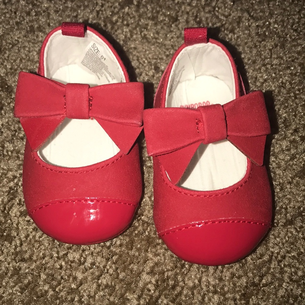 Red Gymboree Crib Shoes