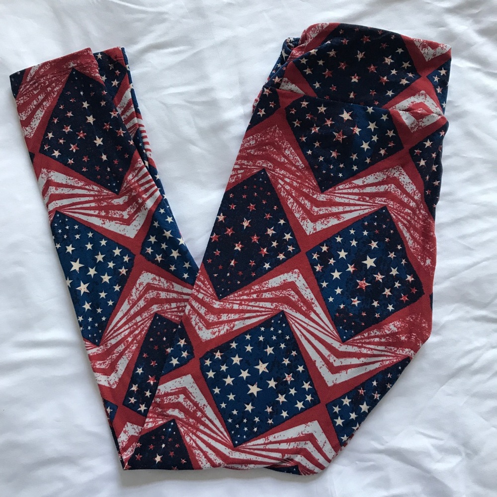 LulaRoe Leggings OS Americana